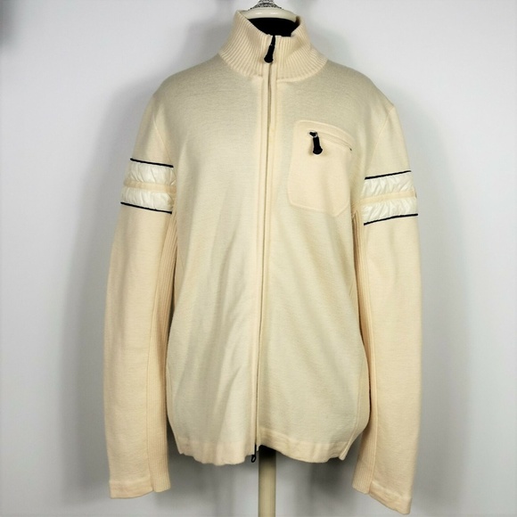 Moncler Other - Moncler 100% Wool Sweater Full Zip Knit